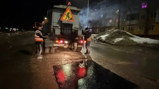 На дорогах Йошкар-Олы начали поддерживающий ремонт