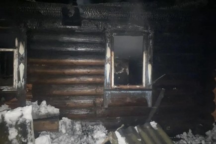 В деревне Осипсола Моркинского района выгорел жилой дом