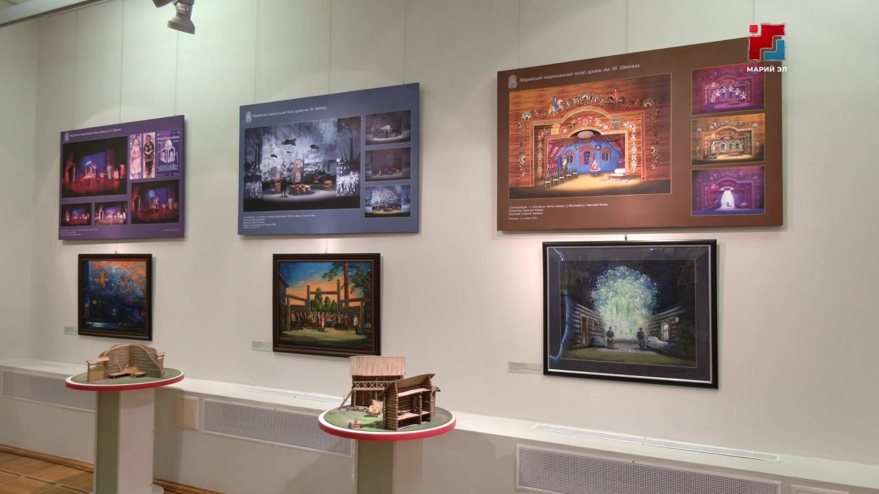 В Национальной художественной галерее открыли новый выставочный проект – «Театр. Художник. Время»