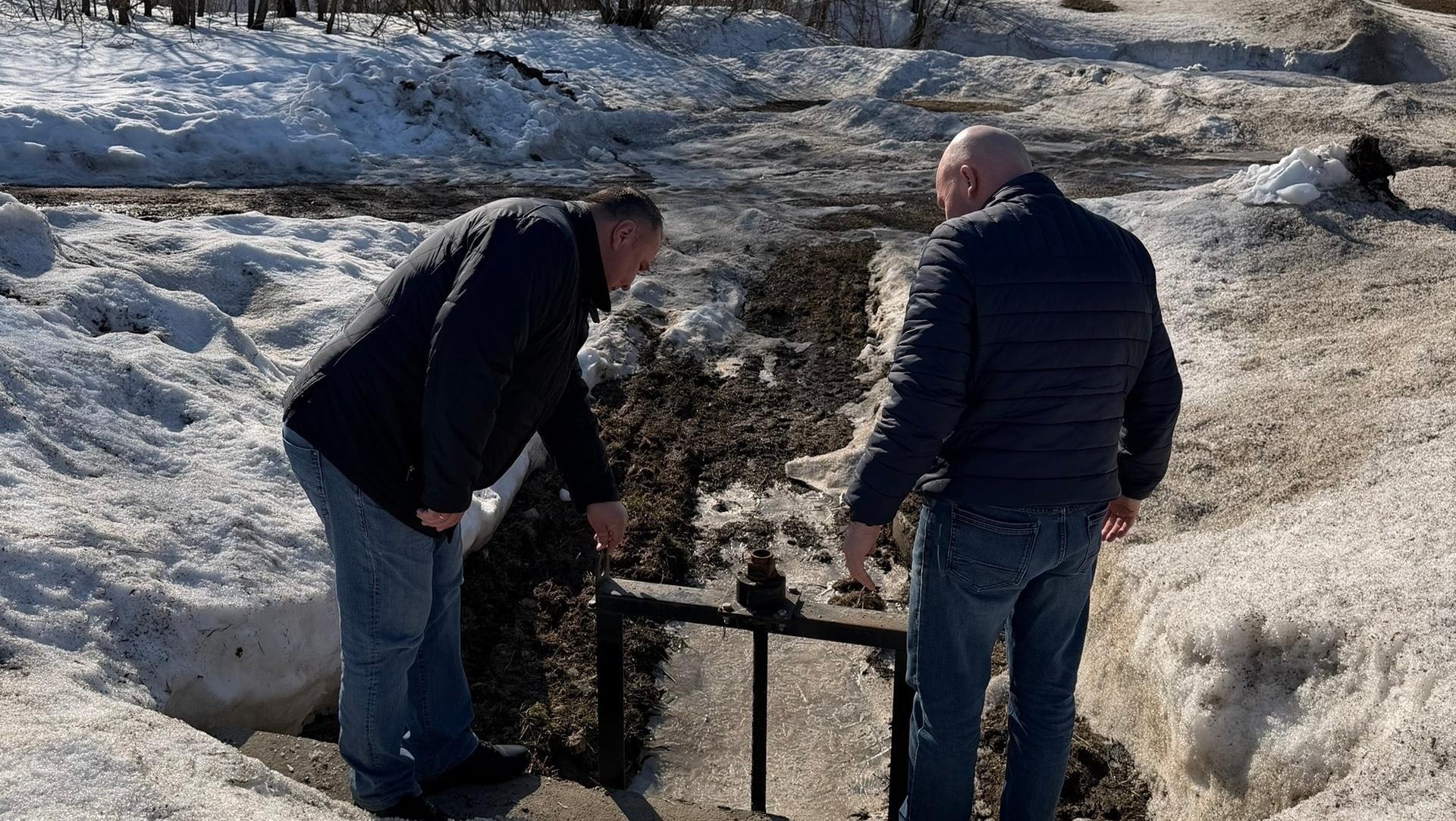 В пригороде Йошкар-Олы повторно прочистили водопропускные трубы