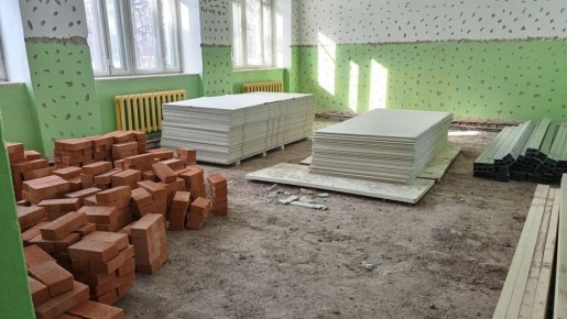 В детском саду «Теремок» в Юрино идет капитальный ремонт по нацпроекту «Семья»