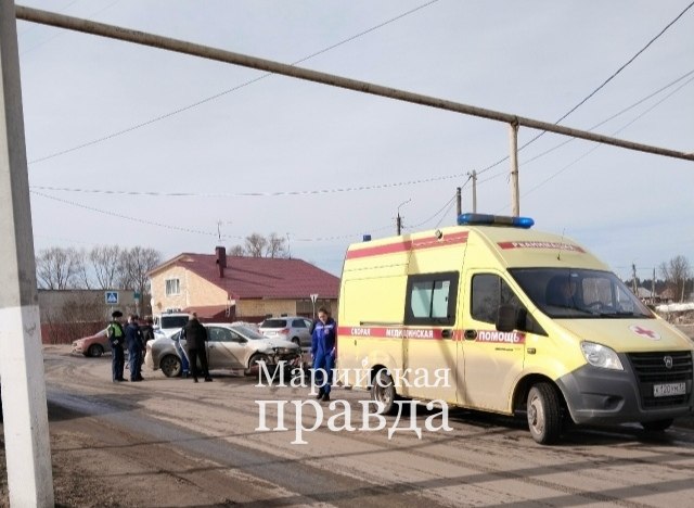 В Медведевском районе в ДТП пострадал 16-летний питбайкер