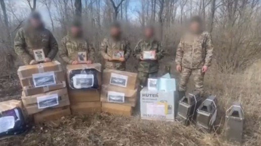 Десантникам Марий Эл доставили гуманитарные посылки