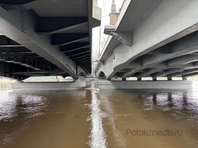 За ночь уровень воды в Малой Кокшаге в Йошкар-Оле заметно подрос