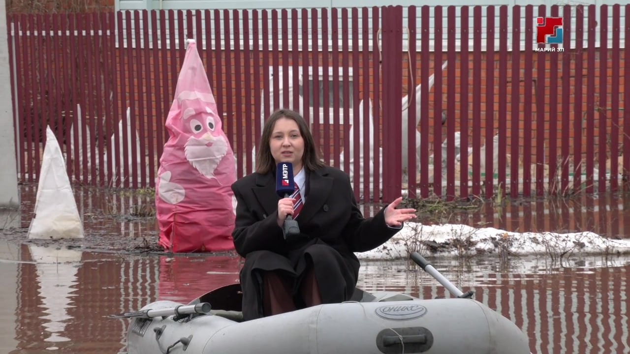 Весенний паводок в Марий Эл стремительно набирает силу