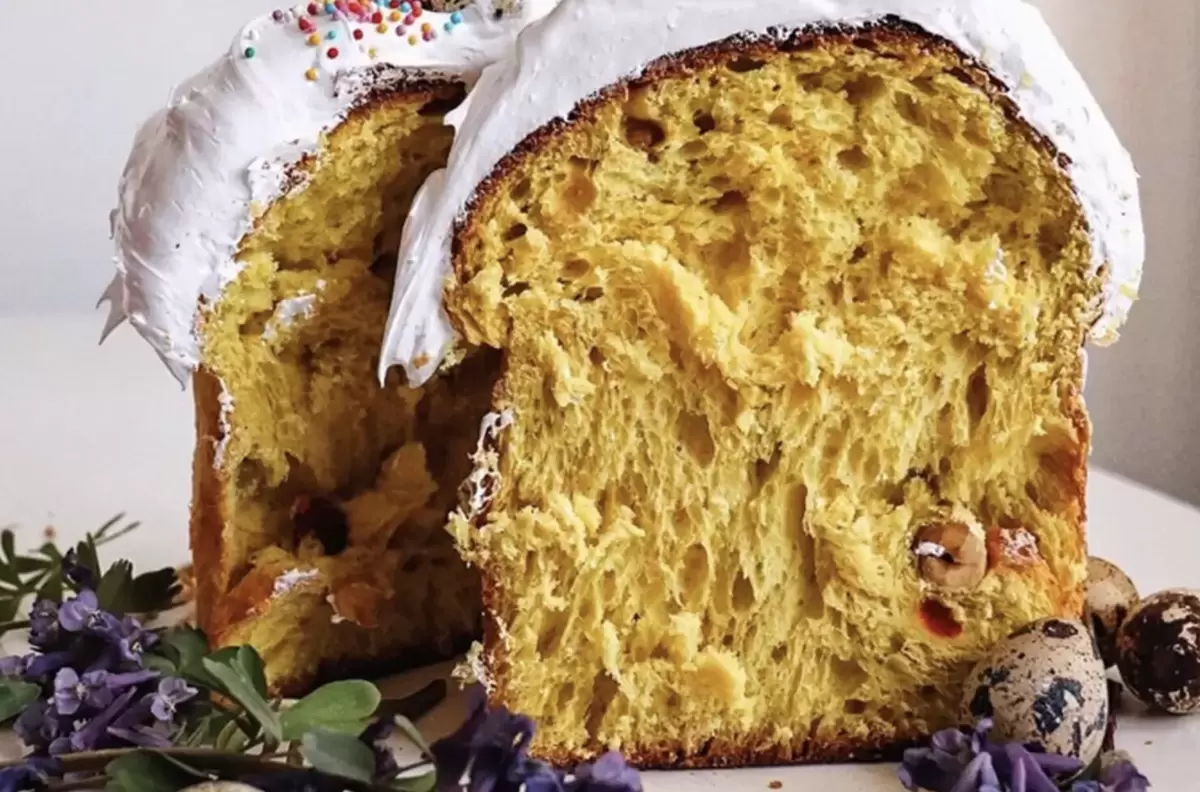 Золотистый шафрановый кулич: традиция и секреты выпечки к Пасхе