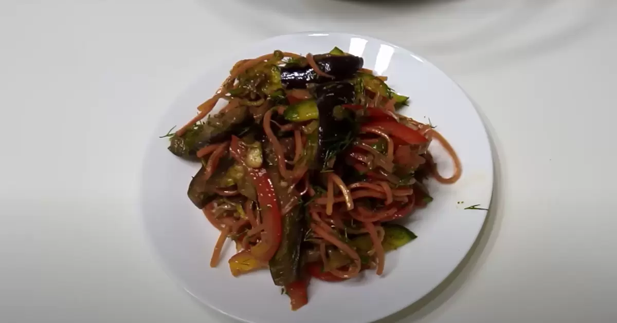 Нежность баклажанов: секретный салат по-корейски