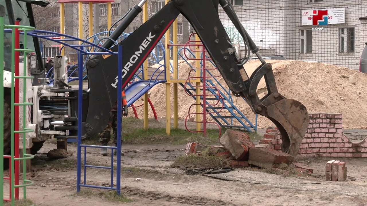 В Йошкар-Оле приступили к благоустройству межквартального проезда от улицы Воинов Интернационалистов до бульвара Ураева