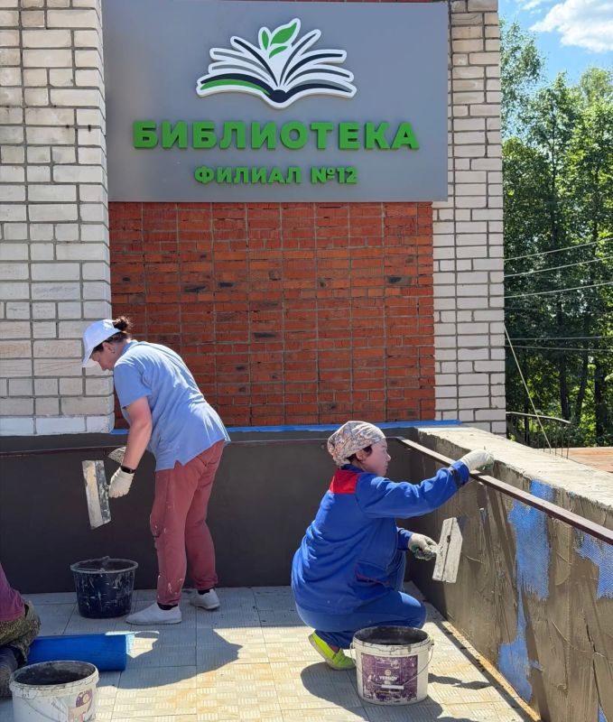 В селе Семеновка завершается капремонт библиотекифилиала №12 В селе Семеновка завершается капремонт библиотекифилиала №12