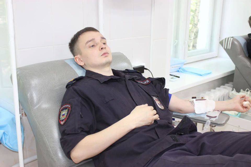 Сотрудники правоохранительных органов Марий Эл внесли свой вклад в пополнение запасов донорской крови в республике