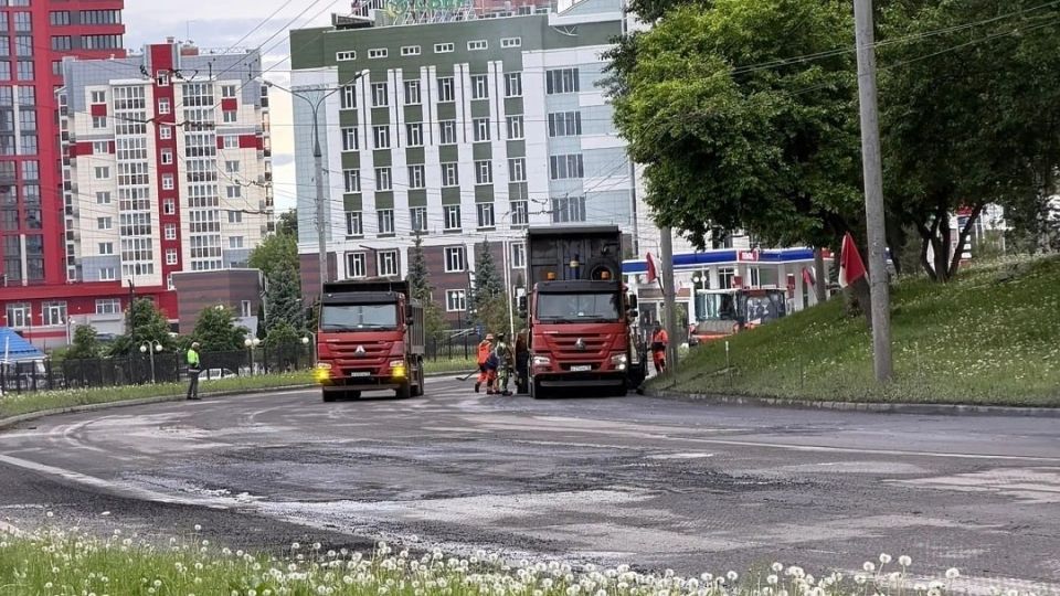 В Йошкар-Оле проводят ремонт улицы Карла Маркса