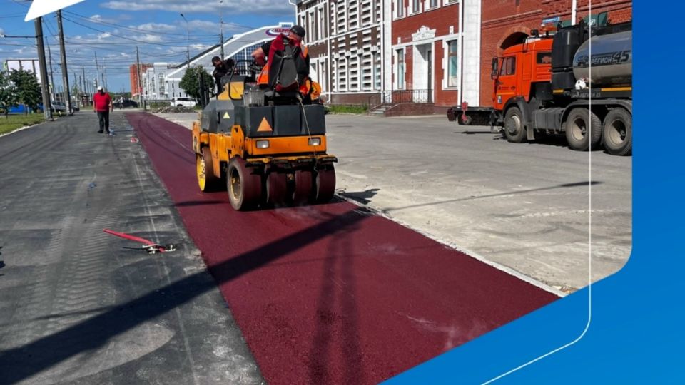 В Йошкар-Оле на Воскресенском проспекте появилась «красная дорожка»