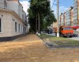 В Йошкар-Оле на улице Первомайской ремонтируют тротуар