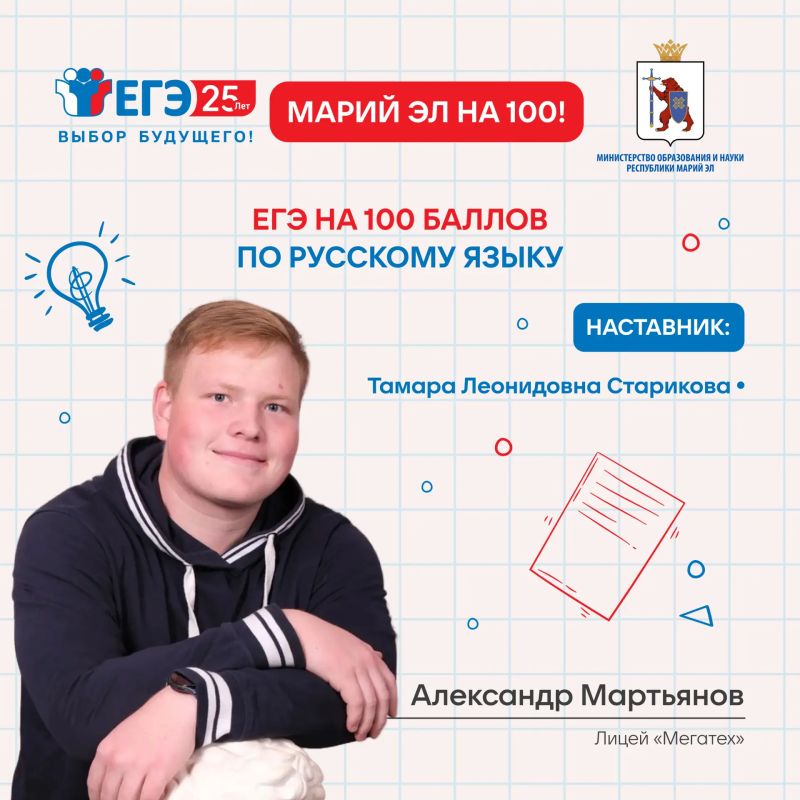 Марий Эл – на 100. Встречайте наших знатоков по русскому языку Марий Эл – на 100. Встречайте наших знатоков по русскому языку