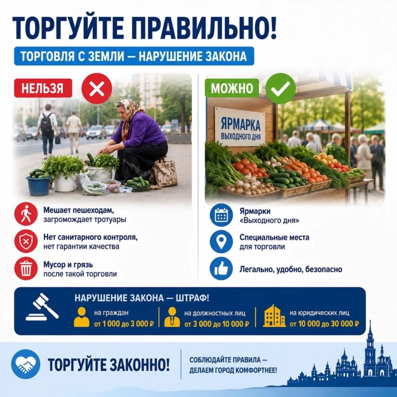 Можно ли торговать огурцами с земли?