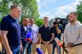 Юрий Зайцев оценил ход строительства многофункционального пешеходного бульвара в Волжске