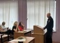 Начальник отделения Госавтоинспекции МО МВД России «Советский» Евгений Орлов провел встречу с директорами школ и руководителем районного отдела образования