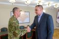 Юрий Зайцев провел рабочую встречу с участником СВО Алексеем Пуртовым, который недавно приехал в республику в отпуск