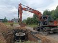 В Юринском округе Марий Эл продолжается реконструкция сетей водоснабжения и водоотведения в деревне Быковка и поселке Юрино