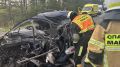 Спасатели МАСС деблокировали тело из разбитой машины
