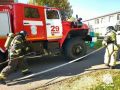 В образовательных учреждениях в Сернурском муниципальном округе, в деревне Лажъял, на базе МОУ «Лажъяльская средняя общеобразовательная школа» прошли показательные пожарно-тактические учения