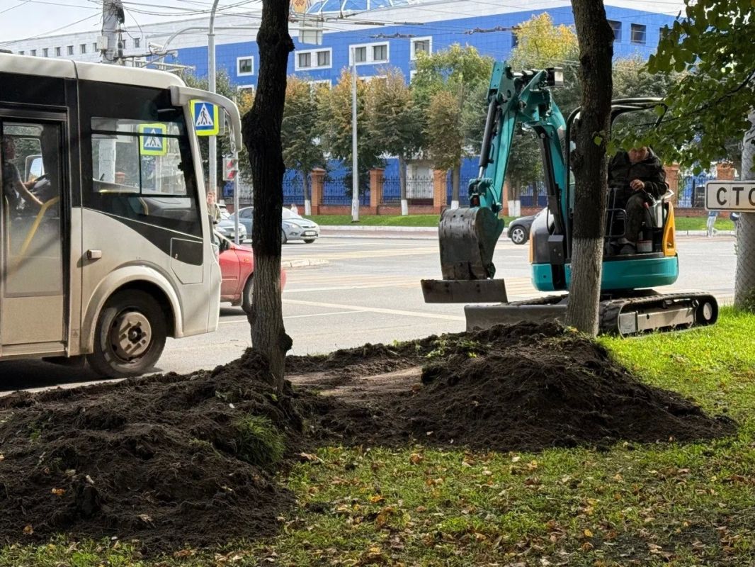 Ремонт тротуара на Первомайской — один из крупнейших объектов сезона в Йошкар-Оле