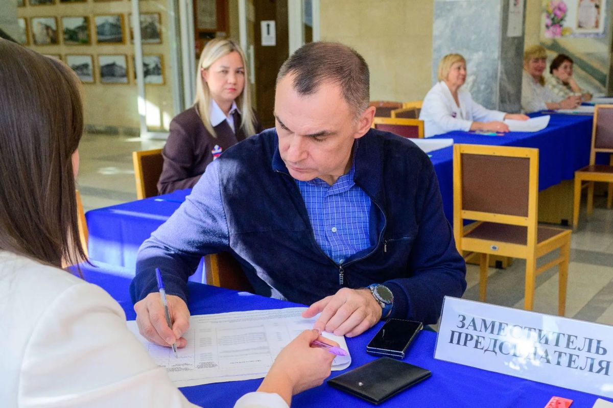 Глава Марий Эл проголосовал на выборах в Государственную Думу