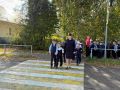 В поселке Сернур сотрудники Госавтоинспекции провели пешеходную экскурсию для первоклассников
