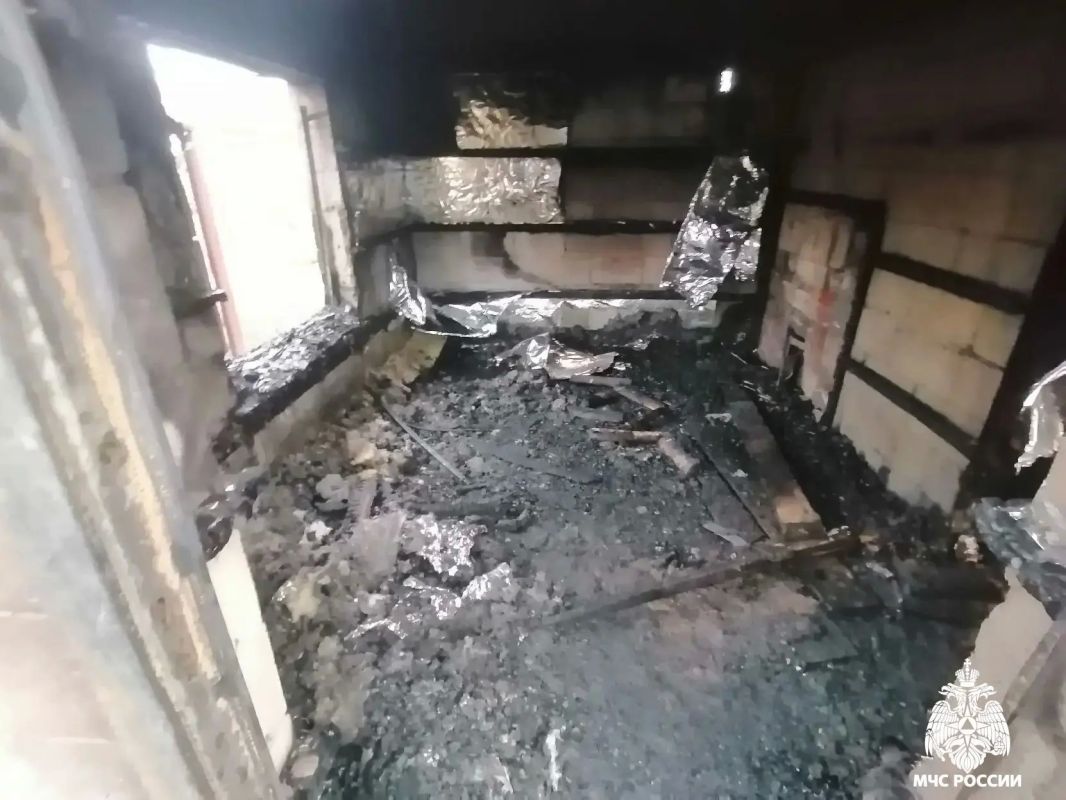3 октября пожар произошел в деревне Мари-Ушем Медведевского района