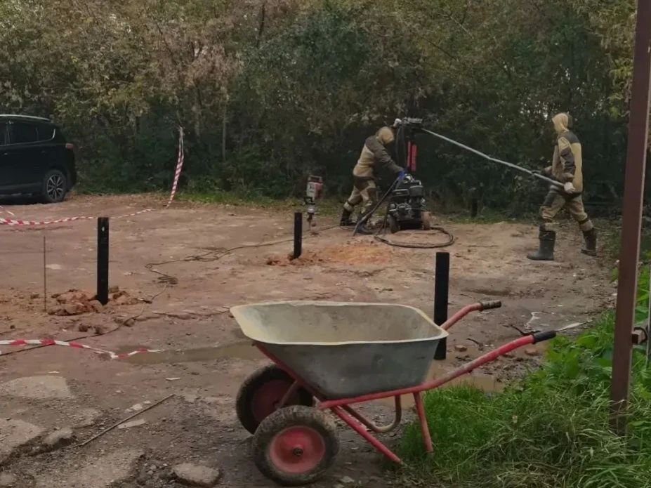 На улице Палантая возводится общественный объект санитарного назначения На улице Палантая возводится общественный объект санитарного назначения