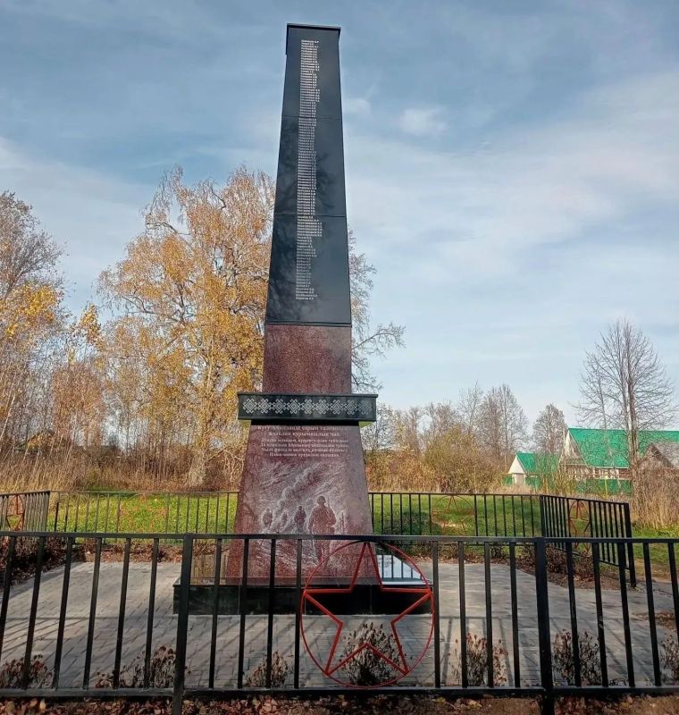 В селе Тумьюмучаш Куженерского округа Марий Эл завершилось строительство обелиска воинам, погибшим в годы Великой Отечественной войны