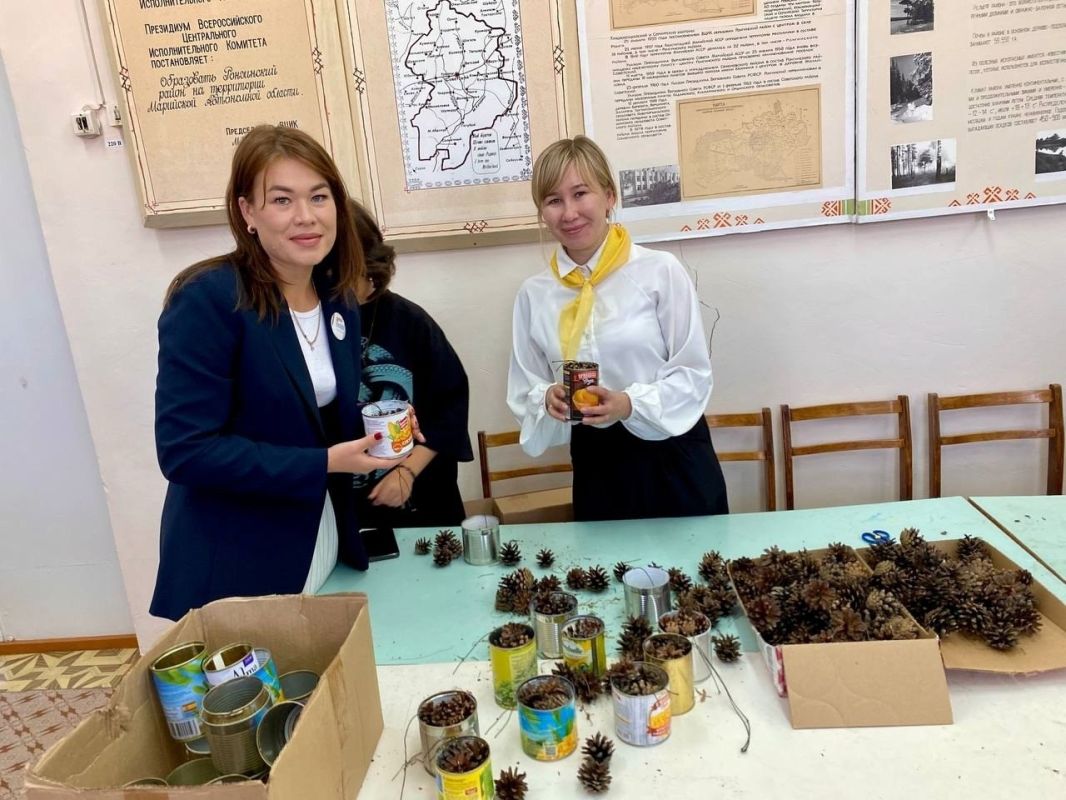 Школьники из Республики Марий Эл изготовили окопные свечи