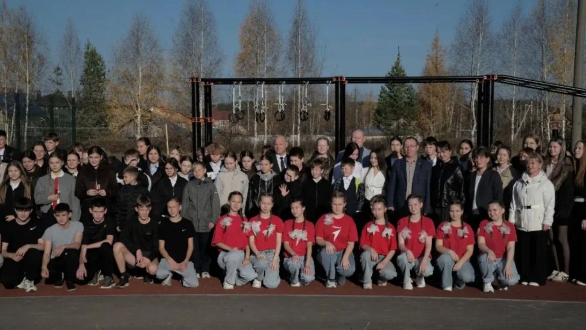 В Сернуре открыли новую спортплощадку ГТО