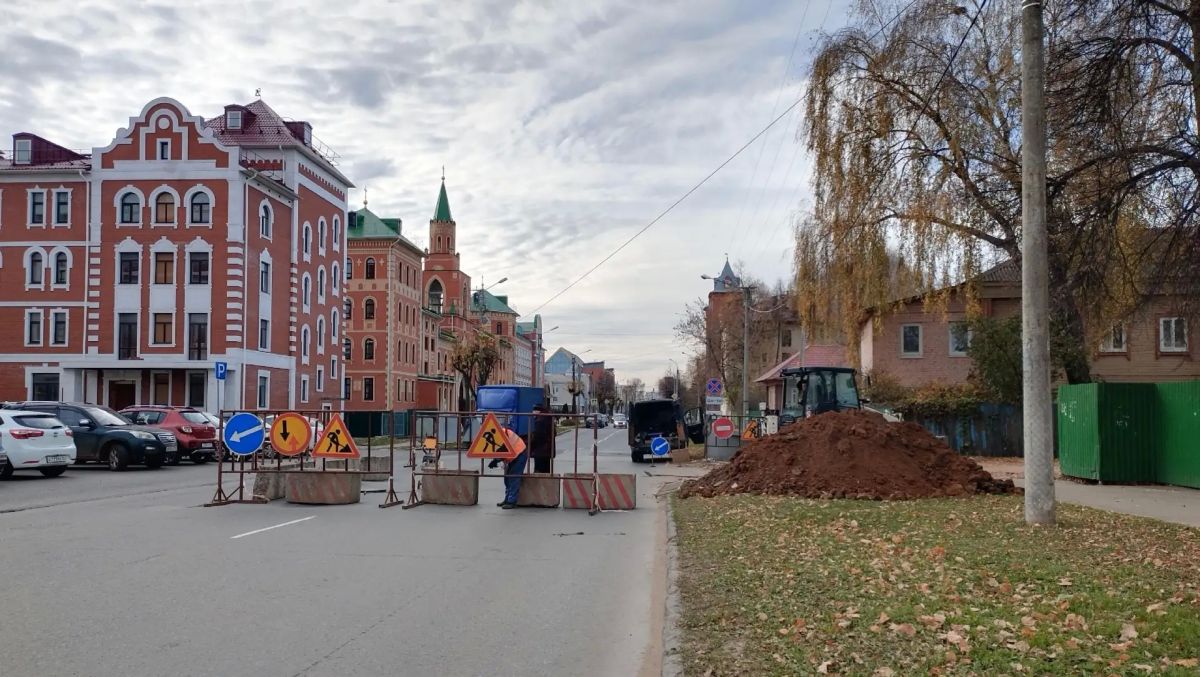 В Йошкар-Оле частично ограничено движение по улице Вознесенской