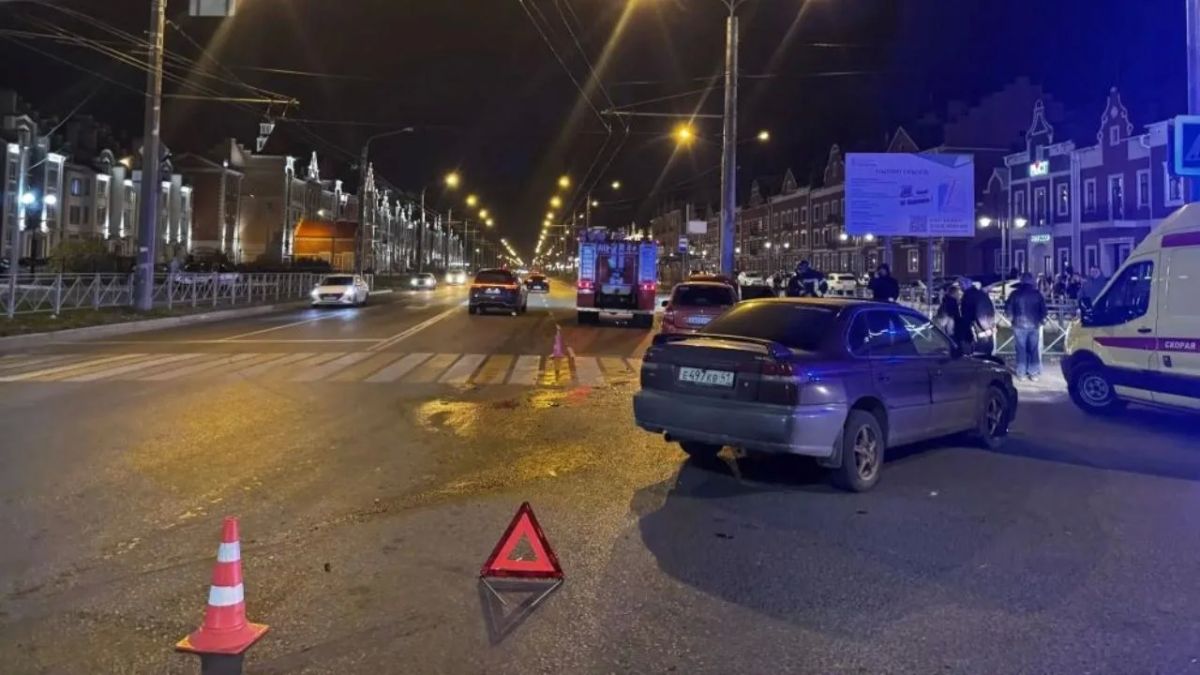 На Воскресенском проспекте в Йошкар-Оле выезд иномарки на красный привёл к ДТП